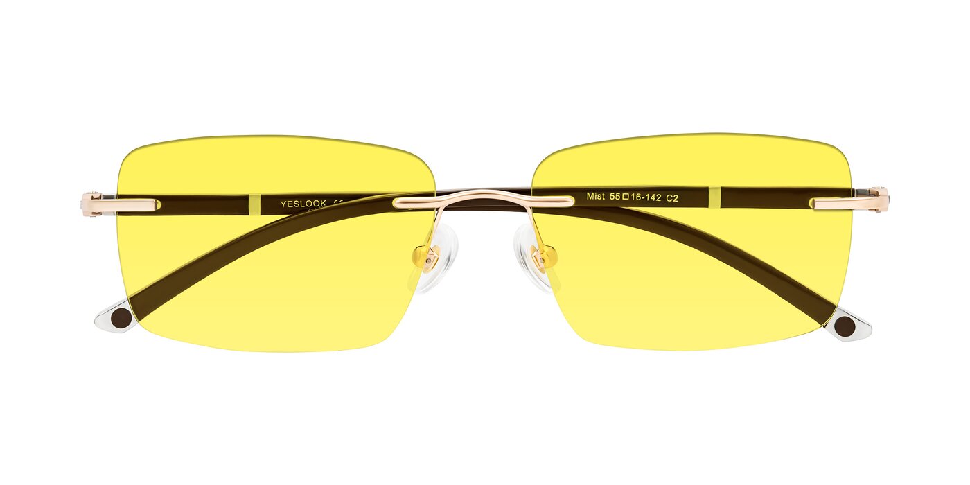 Mist - Rose Gold/Brown Tinted Sunglasses
