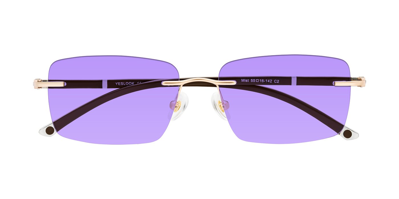 Mist - Rose Gold/Brown Tinted Sunglasses