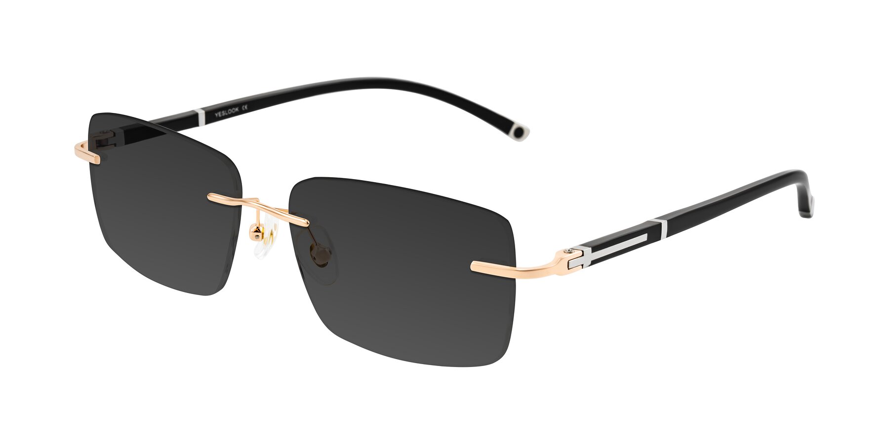 Angle of Mist in Rose Gold/Brown with Gray Tinted Lenses