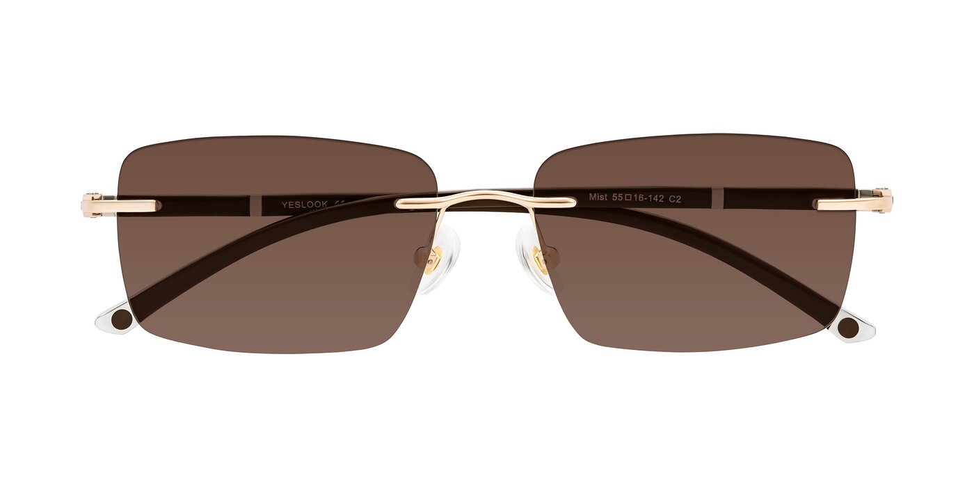 Mist - Rose Gold/Brown Tinted Sunglasses