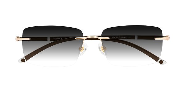 Front of Mist in Rose Gold/Brown