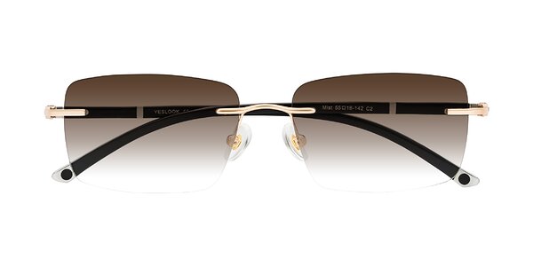 Front of Mist in Rose Gold/Brown