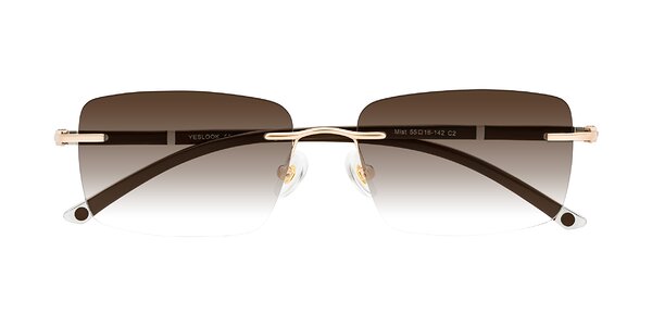 Front of Mist in Rose Gold/Brown