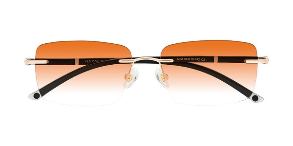 Front of Mist in Rose Gold/Brown