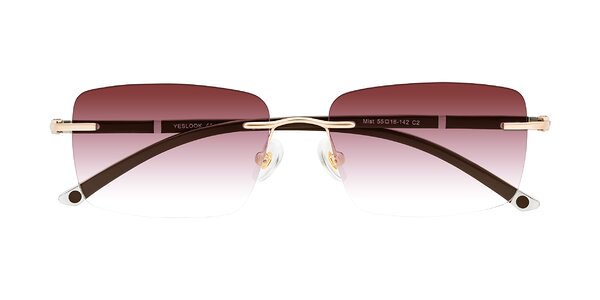 Front of Mist in Rose Gold/Brown