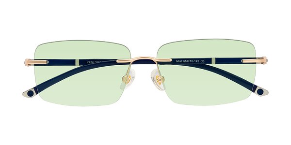 Front of Mist in Rose Gold/Blue