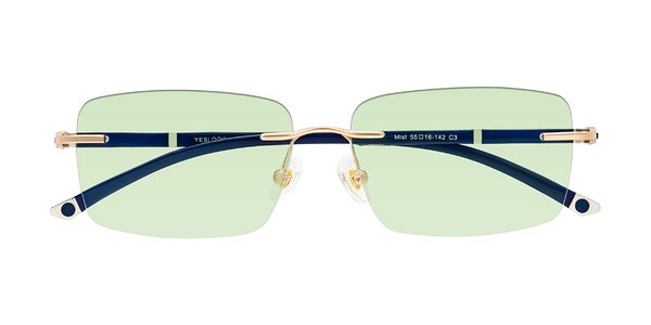 Front of Mist in Rose Gold/Blue