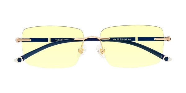 Front of Mist in Rose Gold/Blue