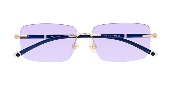 Front of Mist in Rose Gold/Blue