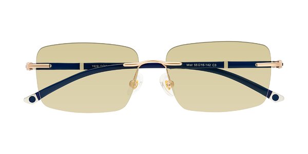 Front of Mist in Rose Gold/Blue