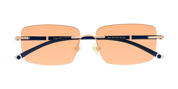 Front of Mist in Rose Gold/Blue