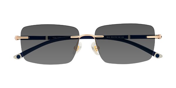Front of Mist in Rose Gold/Blue