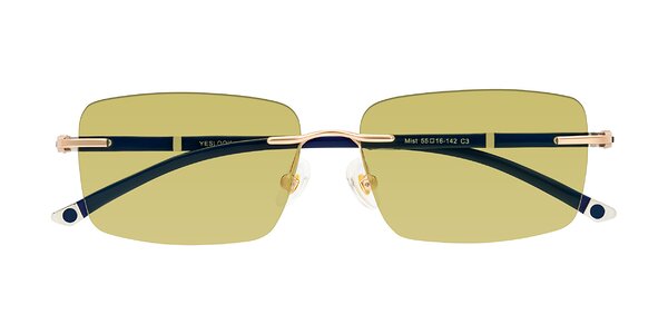 Front of Mist in Rose Gold/Blue