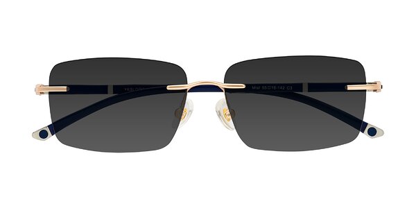 Front of Mist in Rose Gold/Blue