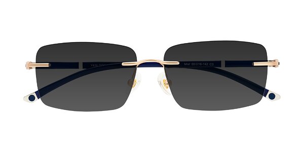 Front of Mist in Rose Gold/Blue
