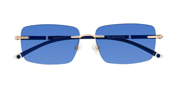 Front of Mist in Rose Gold/Blue