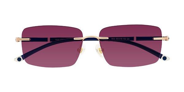 Front of Mist in Rose Gold/Blue