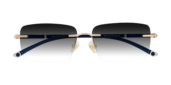 Front of Mist in Rose Gold/Blue