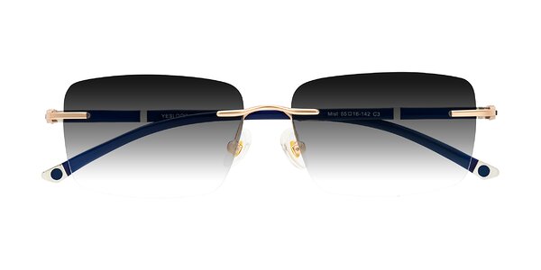 Front of Mist in Rose Gold/Blue