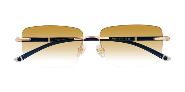 Front of Mist in Rose Gold/Blue