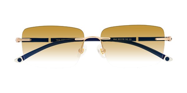 Front of Mist in Rose Gold/Blue
