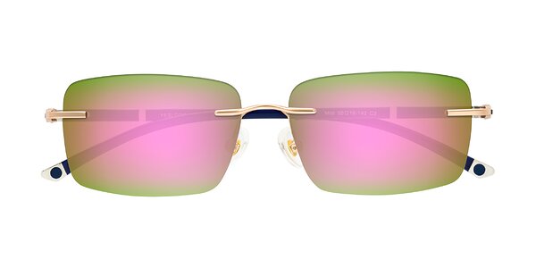 Front of Mist in Rose Gold/Blue