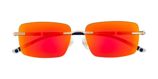 Front of Mist in Rose Gold/Blue
