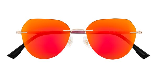 Front of Noe in Rose Gold/Purple
