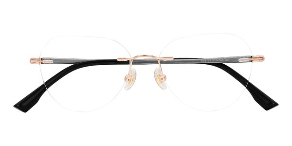 Front of Noe in Rose Gold/Gray