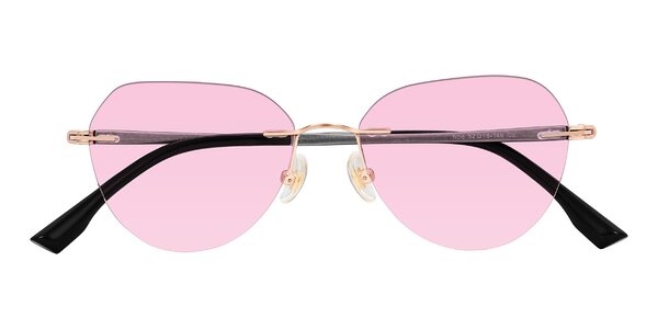 Front of Noe in Rose Gold/Gray