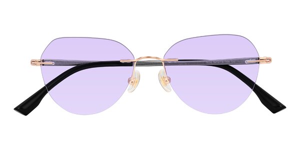 Front of Noe in Rose Gold/Gray