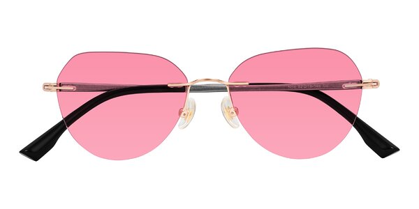 Front of Noe in Rose Gold/Gray