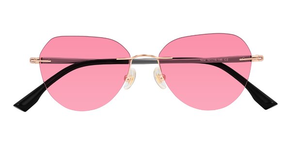 Front of Noe in Rose Gold/Gray