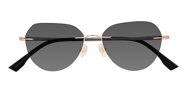 Front of Noe in Rose Gold/Gray
