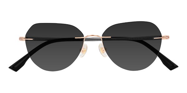 Front of Noe in Rose Gold/Gray