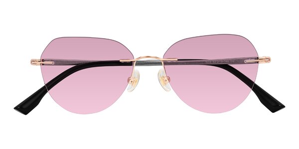 Front of Noe in Rose Gold/Gray