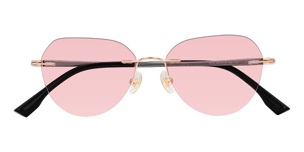 Front of Noe in Rose Gold/Gray