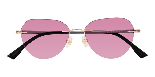 Front of Noe in Rose Gold/Gray