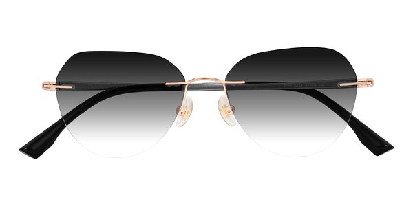 Front of Noe in Rose Gold/Gray