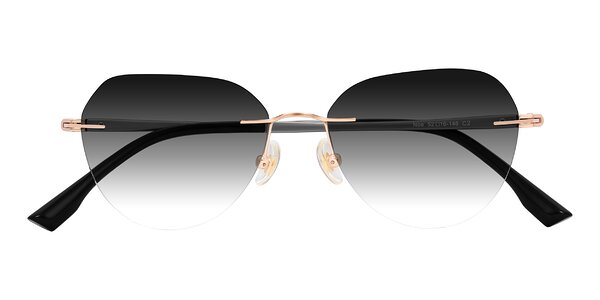 Front of Noe in Rose Gold/Gray
