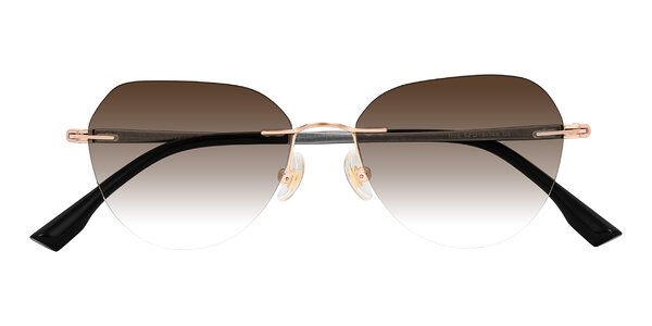 Front of Noe in Rose Gold/Gray