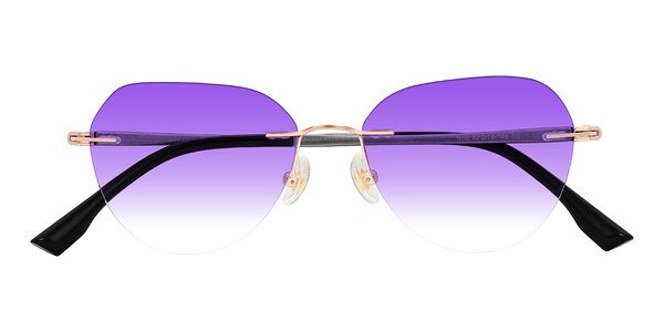 Front of Noe in Rose Gold/Gray