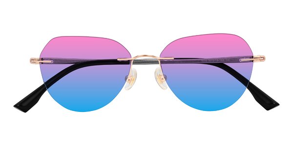 Front of Noe in Rose Gold/Gray