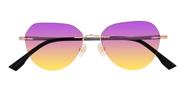 Front of Noe in Rose Gold/Gray