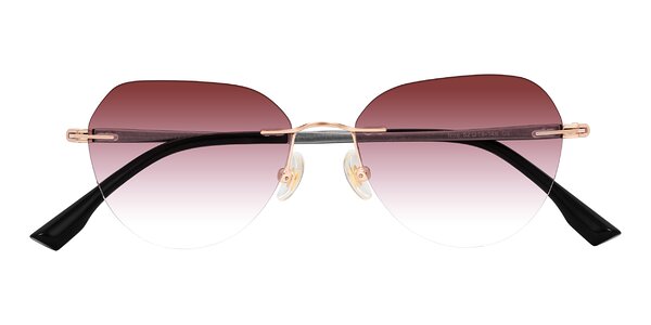 Front of Noe in Rose Gold/Gray