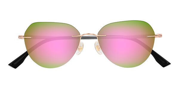Front of Noe in Rose Gold/Gray