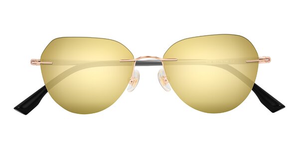 Front of Noe in Rose Gold/Gray