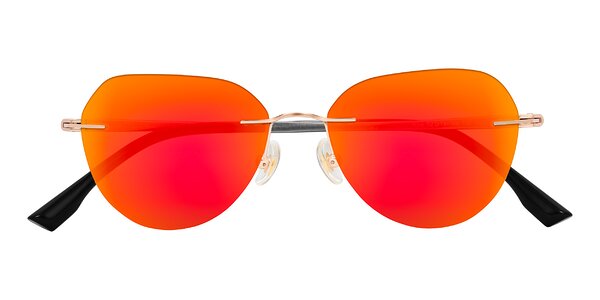 Front of Noe in Rose Gold/Gray