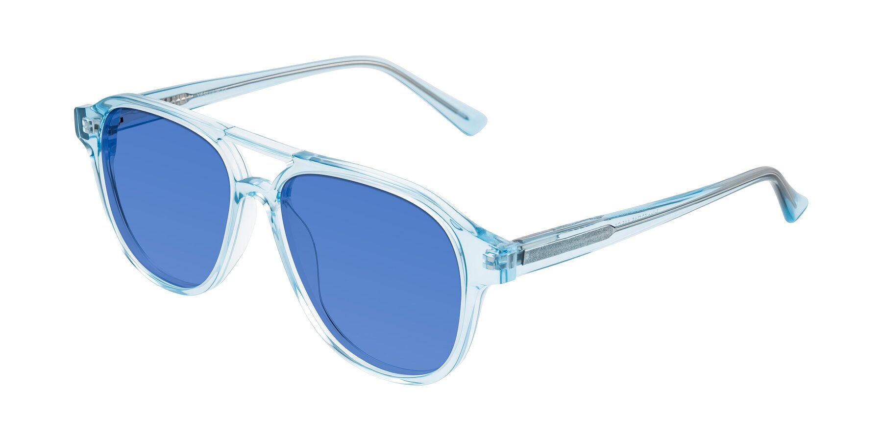 Angle of Jalon in Light Blue with Blue Tinted Lenses