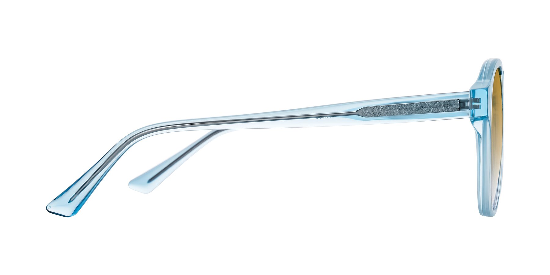 Side of Jalon in Light Blue with Champagne Gradient Lenses